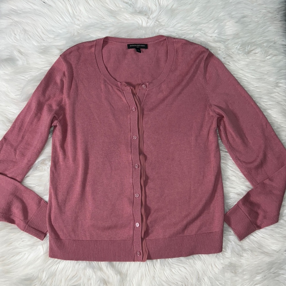 Pink Banana Republic Cardigan